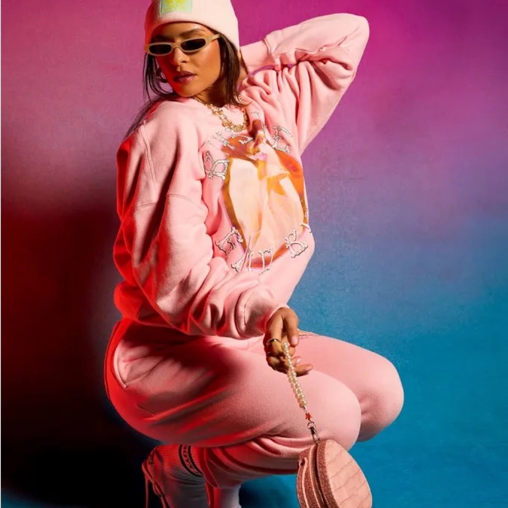 Boys Lie Pink Graphic Sweatshirt